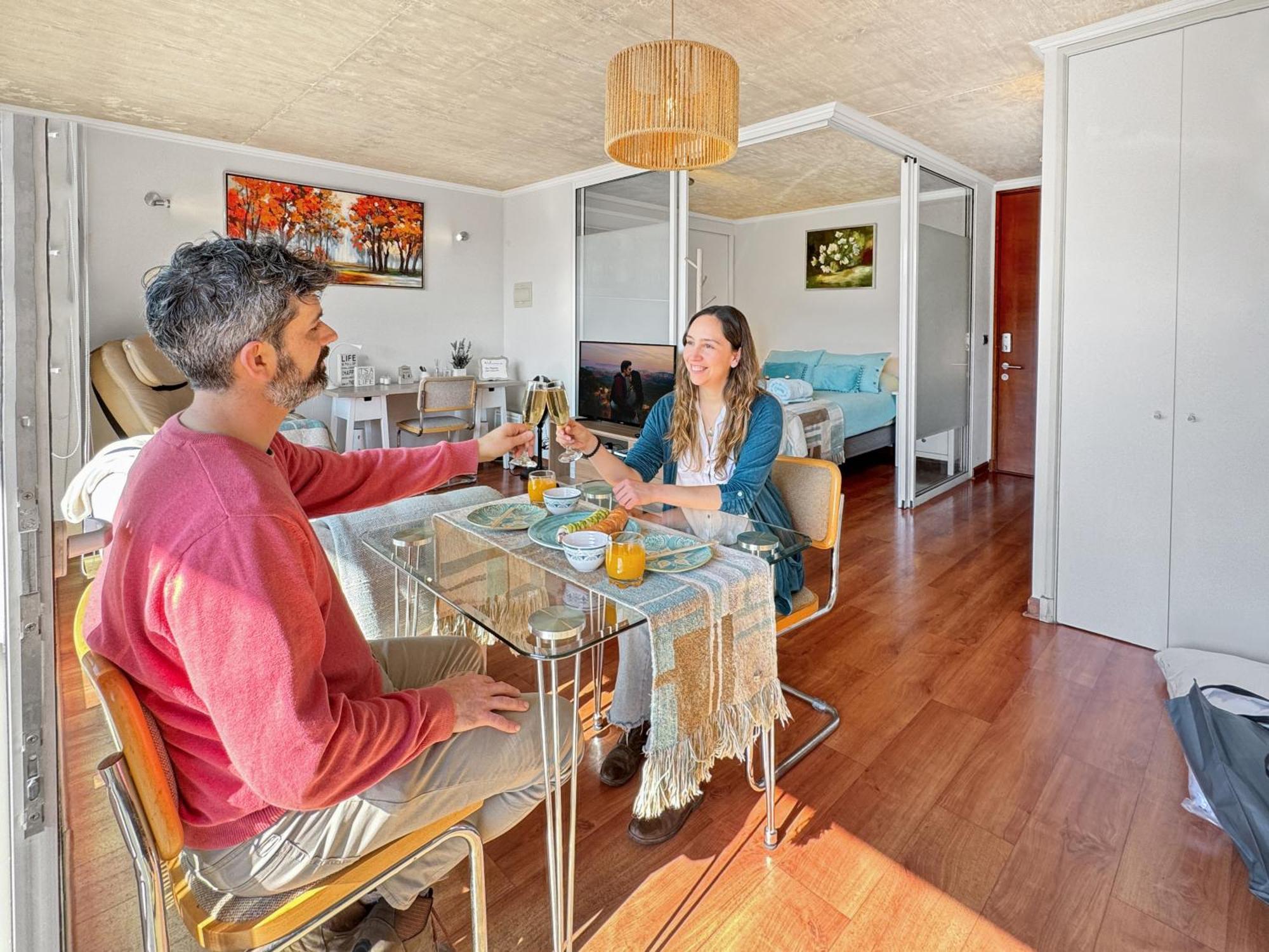 Depto, Ideal Viajes Por Trabajo O Vacaciones Appartamento Santiago del Cile