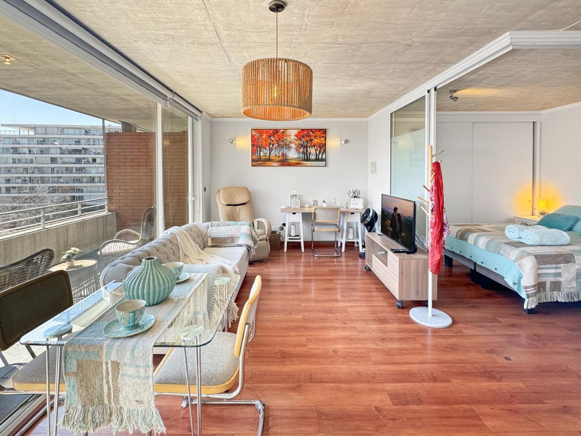 Depto, Ideal Viajes Por Trabajo O Vacaciones Appartamento Santiago del Cile